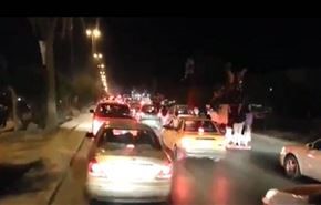 بالفيديو.. اهالي بغداد يحتفلون بتطهير الفلوجة من 