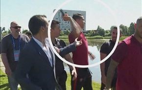 بالفيديو؛ رونالدو يغضب من صحفي.. شاهد ماذا فعل؟!
