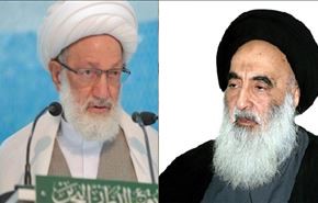 آية الله السيد السيستاني يتصل هاتفياً بآية الله الشيخ عيسى قاسم
