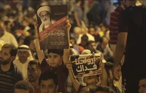 استمرار الاعتصام الشعبي امام منزل الشيخ قاسم في الدراز