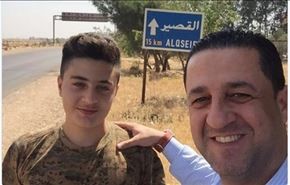 حسين مرتضى يزف ابنه مقاوما الى جانب اخوته بالقصير+صورة