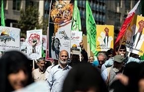 بالفيديو والصور؛ ايران تحيي يوم القدس العالمي بمسيرات حاشدة