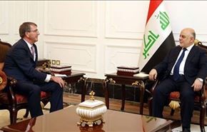 العبادي يستقبل كارتر والاخير يقول: سنرسل 560 جنديا للعراق
