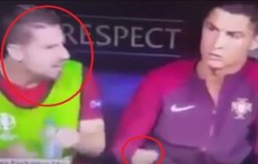 بالفيديو... اعصاب رونالدو المشدودة دفعته لـ...!