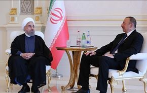 روحاني: العلاقات الایرانیة الاذربیجانیة في حال تطور ونمو