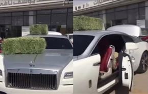لن يخطر على بالك ماذا فعل أمير سعودي بسيارته الرولز رويس!