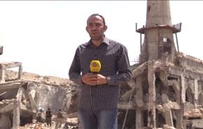 فيديو؛ كاميرا العالم في داريا.. هذا ما فعله المسلحون بمقام السيدة سكينة (ع)