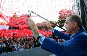اردوغان: مصممون على تطهير المنطقة من الجماعات الارهابية