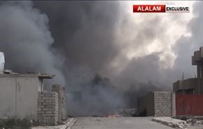شاهد: حيلة داعشية مكشوفة في القيارة قبيل الهروب للموصل!