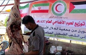 إيران توزع لحوم الأضاحي على آلاف الأسر الفلسطينية في غزة