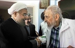 روحاني - كاسترو: ايران وكوبا رمز للمقاومة امام اشد اجراءات الحظر