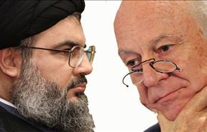 عندما يتفق دي ميستورا مع السيد نصر الله على انعدام افق الحل السياسي