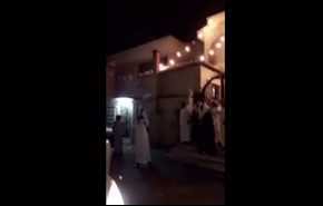 بالفيديو...  نجاة عريس بأعجوبة من رصاصة طائشة أطاحت بعقاله!