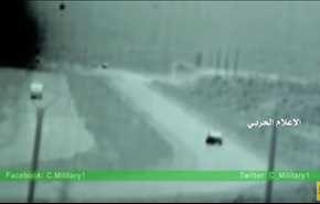 بالفيديو.. شاهد لحظة تفجير عبوة بمجموعة من مسلحي 