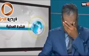 فيديو.. مذيع يبكي بشكل مفاجئ على الهواء.. والسبب؟