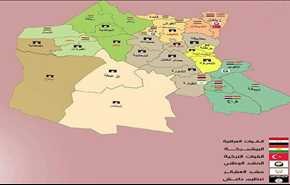 خارطة تمركز القوات العراقية والبيشمركة بمحاور جبهات الموصل