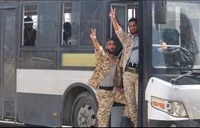 خروج 1450 مسلحاً من بلدتي قدسيا والهامة بريف دمشق