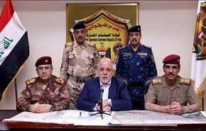 العبادي يتعهد من نينوى برفع العلم العراقي في الموصل