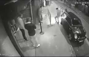 بالفيديو.. لحظة انفجار هاتف 