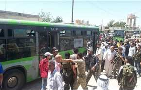 حادثة غير متوقعة حصلت مع مسلحي خان الشيح اثناء توجههم الى ادلب.. اليكم التفاصيل