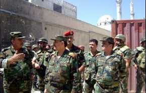 وزير الدفاع السوري في حلب .. و إصابة قائد 
