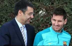 رئيس برشلونة يؤكد ان ميسي يريد البقاء في النادي الكاتالوني