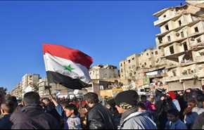 فيديو.. الجيش السوري يعلن حلب محرة بالكامل خلالَ ساعات