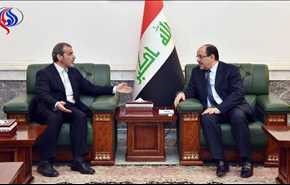 المالكي للسفير الإيراني: انتصار الشعب العراقي سيساهم بإفشال مشاريع التطرف