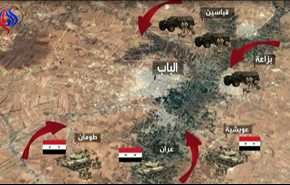 فيديو؛ الجيش وحلفاؤه يتقدمون بسرعة نحو الباب و