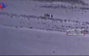 شاهد كيف تم اصطياد المسلحين بكمين محكم في ريف درعا الشمالي