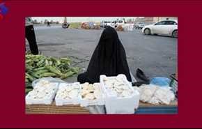 سعوديات يبعن على الارصفة.. سيصدمك عدد اللائي يعلن أسرهن!