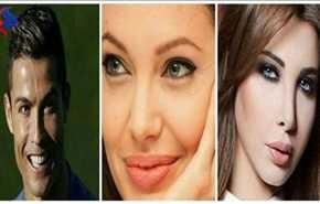 مفاجأة .. مسلسل يجمع كريستيانو رونالدو وأنجلينا جولي ونانسي عجرم!