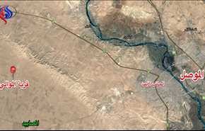 داعش يقصف ناحية بادوش بالغازات السامة