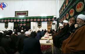 حضور لاریجانی در آیین سوگ شهادت بانوی دو عالم