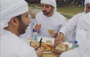 همبرگر طلای پسر حاکم دبی (عکس)