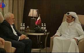 ظريف يؤكد على تطوير التعاون بين ايران وقطر