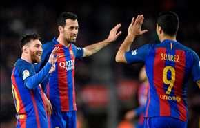 برشلونة يحقق 