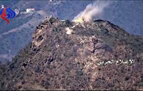 قصف تحصينات جنود سعوديين في التبة الحمراء بجيزان
