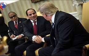 فيديو.. ترامب يستقبل السيسي في البيت الأبيض