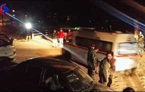 بالصور.. وصول 9 سيارات اسعاف من تركيا إلى حلب تقل جثامين شهداء كفريا والفوعة