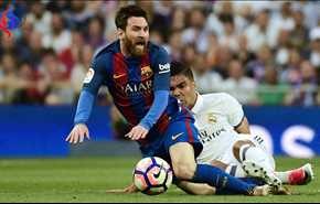 بطولة اسبانيا: فوز برشلونة على ريال مدريد ويتصدر بفضل ميسي