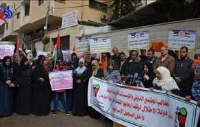 فعاليات فلسطينية بغزة والضفة دعما للأسرى المضربين
