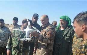 الحشد الشعبي ينزل طائرة مسيرة لداعش غرب الموصل