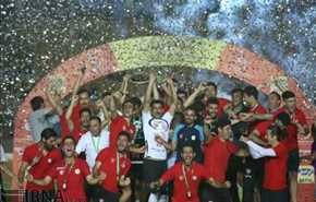 نفط طهران يتوّج بطلا لكأس ايران