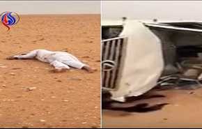 شاهد.. ماذا فعلت صاعقة رعدية بسائق سعودي