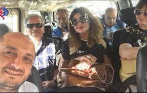 بالصور..مشاهير مصريون يزورون دمشق تضامنا مع 
