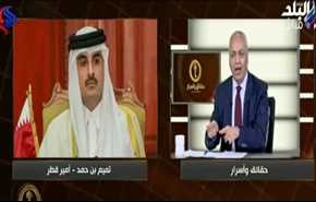 شاهد بالفيديو.. مصطفى بكري يسب أمير قطر