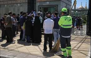 إعادة تمثيل الهجوم الإرهابي على مرقد الإمام الخميني (ره) /صور