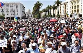 فيديو: الآلاف يتظاهرون في الرباط تضامنا مع حراك الريف شمالي البلاد