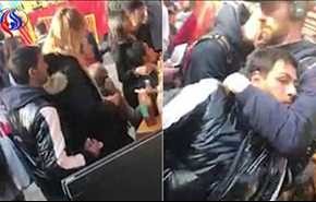 بالفيديو... لص حاول سرقة هاتف سيدة.. فكانت النتيجة غير متوقعة!